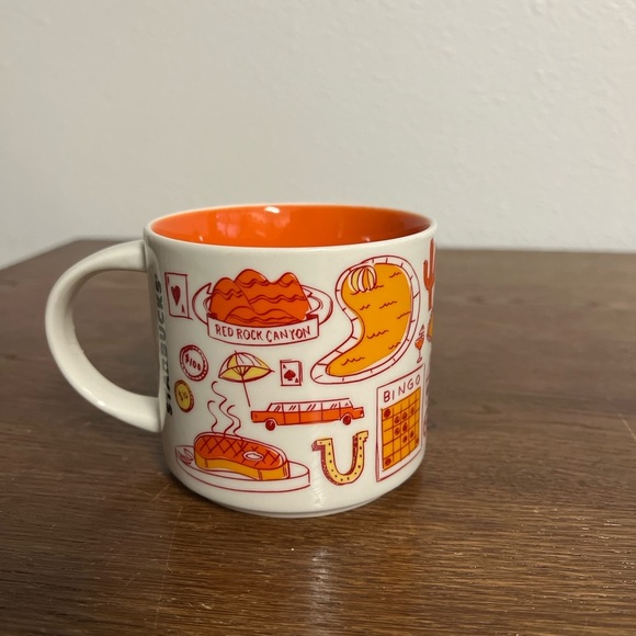 Starbucks Las Vegas Mug with Orange Interior - Picture 2 of 4